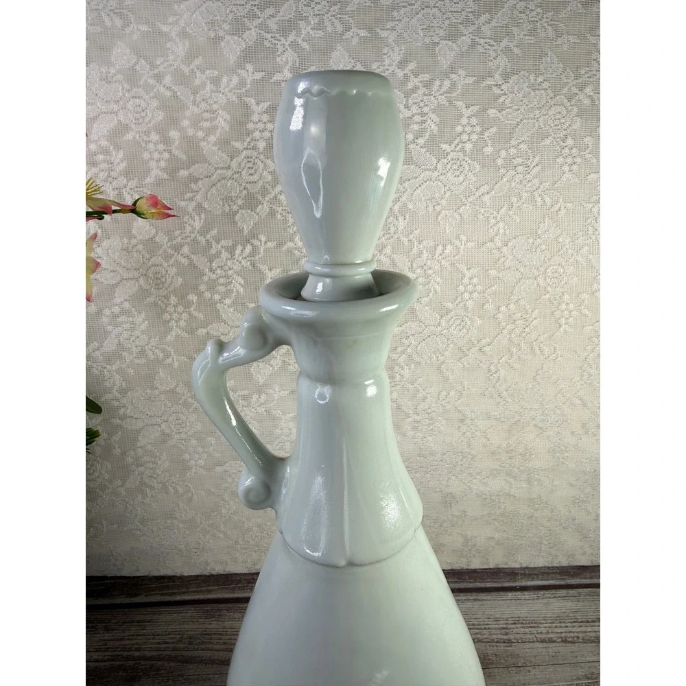 Vintage Jim Beam liquor Delft Nautical Decanter Sailing Ship Windmill 13.5 Inch‎